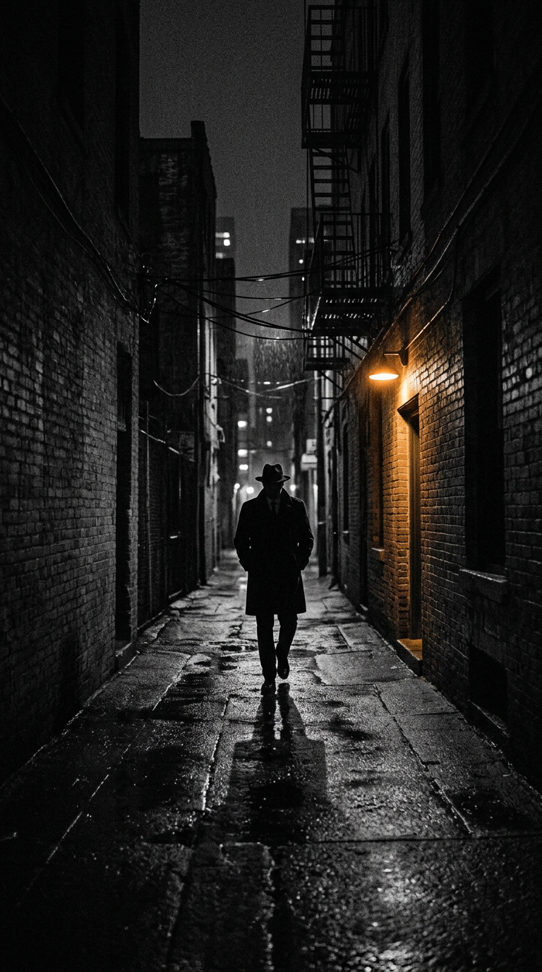 Poster for an independent noir thriller short made by a Fused Book member