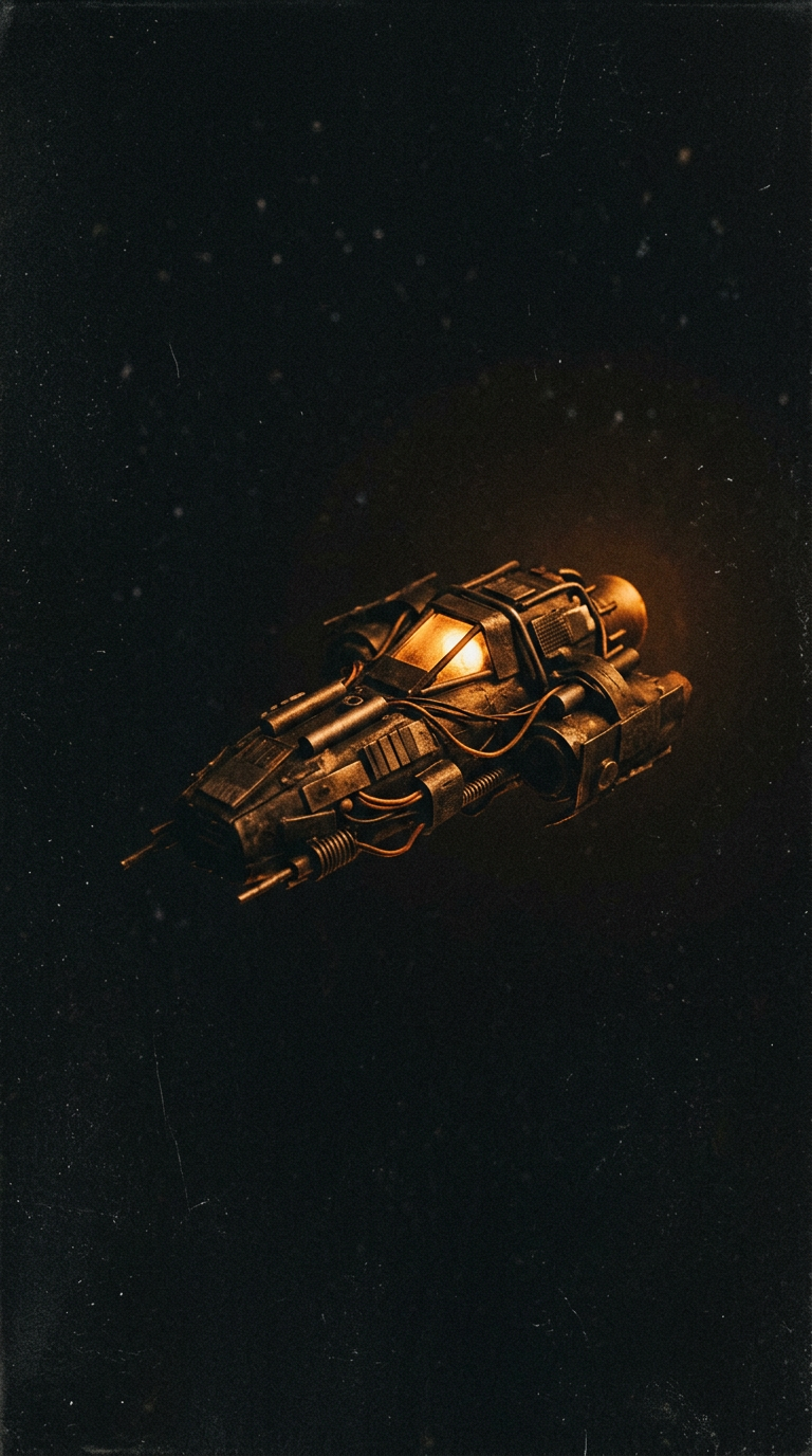 Poster for an independent low-budget science fiction short made by a Fused Book member