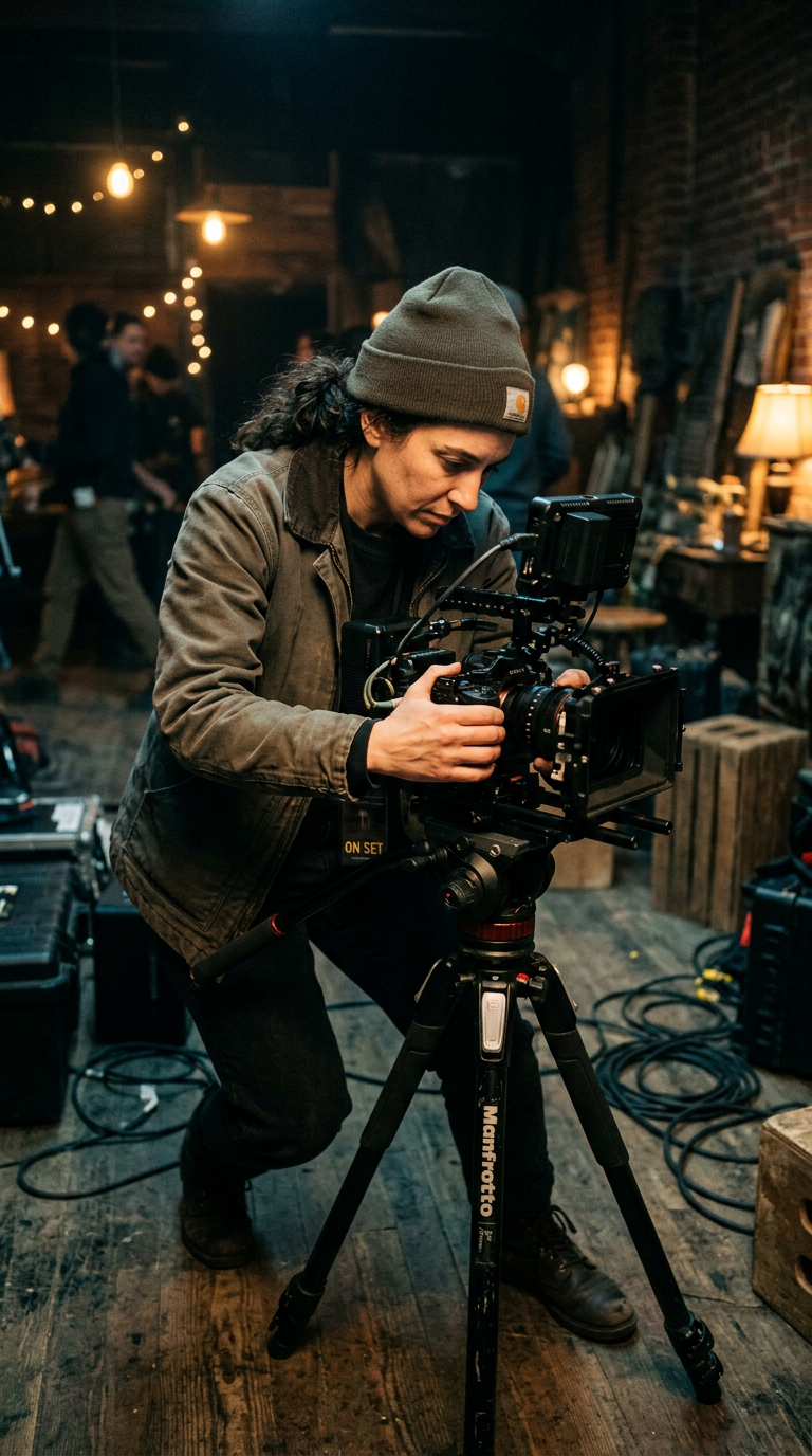 Sample profile photo of Theo Bannerman, a cinematographer on Fused Book